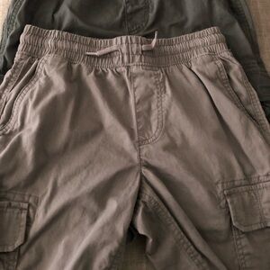 Sonoma Boys 2-Pair Gray Cargo Drawstring Shorts - Utility Style